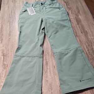 Free Country Sage Green Flare Pants